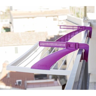 BAMA Sušák na prádlo BALCONE, fialová