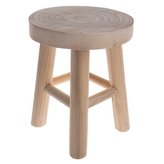 Dřevěná stolička, hnědá, 0/8