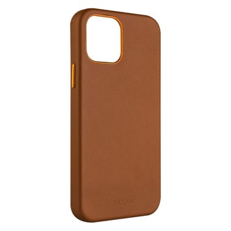 FIXED MagLeather kožený kryt s MagSafe Apple iPhone 12/12 Pro hnědý