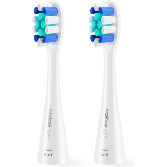 Niceboy ION Sonic Lite náhradní hlavice Soft (měkké) 2 ks bílé