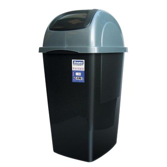 BAMA Koš odpadkový EUROPA, 33L, antracit