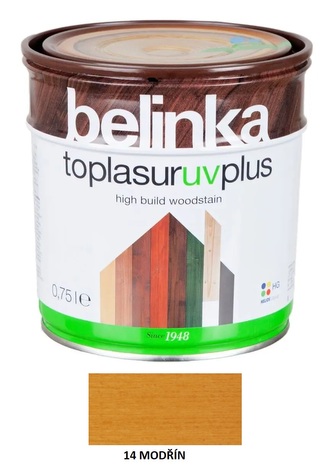 Belinka Toplasur UV plus 0,75l 14 Modřín