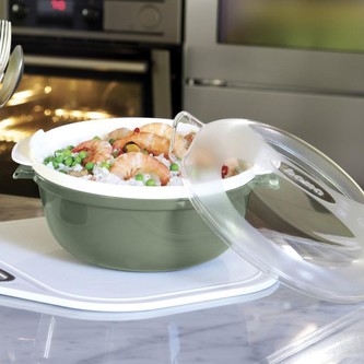 BAMA Plastový hrnec COOKY, 1,8L, zelená