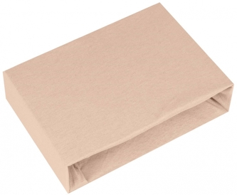 Dětské prostěradlo do postýlky jersey 120x60 cm, cappuccino; 120x60