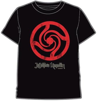 Pánské tričko Jujutsu Kaisen: Potrhané Logo (XL) černá bavlna