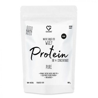 Nativní syrovátkový protein BIO GrassFed  -  Bez příchutě / Natural - Organic Native Whey protein - 1000 g