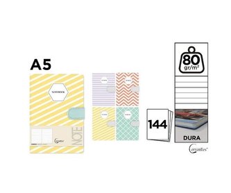Notatnik A5/144K MIX
