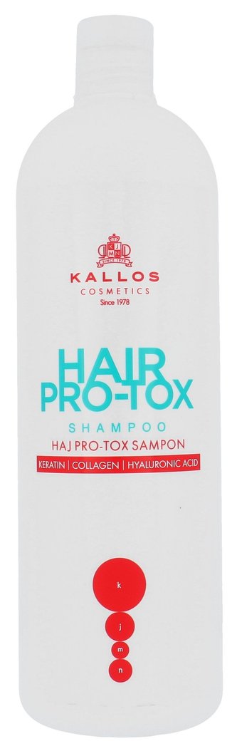 Kallos Regenerační šampon s keratinem a kyselinou hyaluronovou KJMN (Hair Pro-Tox Shampoo) Regenerační šampon s keratinem a kyselinou hyaluronovou KJMN (Hair Pro-Tox Shampoo) - Objem 1000 ml woman