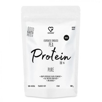 Rostlinný protein z naklíčeného fermentovaného hrášku BIO  - Bez příchutě / Natural - Organic Sprouted Fermented Pea protein - 1000 g