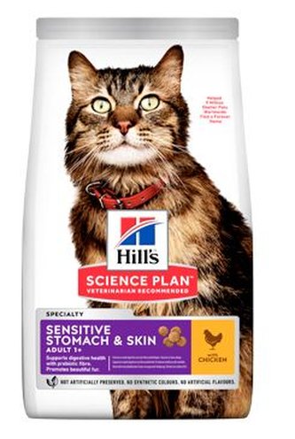 Hill's Fel. SP Adult Sensit Stomach&Skin Chicken 300g