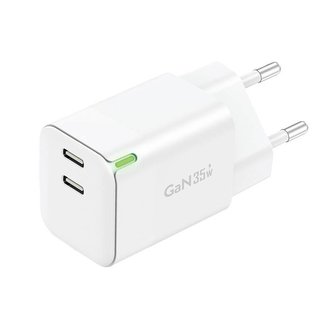 Nabíječka Foneng GAN35 USB-C 2-Port 2,4A (bílý)