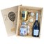 Novoroční dárková dřevěná bedna PF 2024 s prosecco XXL
