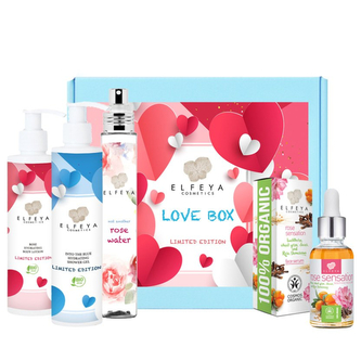 Luxusní dárková sada LOVE se 4 přírodními produkty Elfeya