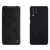 Kožené pouzdro Nillkin Qin pro Samsung Galaxy A22 4G černé