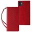 Magnet Strap Case Case pro iPhone 13 Pouch Wallet Mini Lanyard Pendant Red