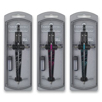 Kružítko Faber-Castell Quick Set Twister 2022 mix barev