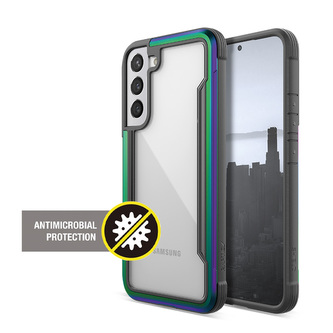 X-Doria Raptic Shield Pro - pouzdro Samsung Galaxy S22+ 5G (antimikrobiální ochrana) (duhové)