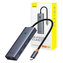 6in1 Hub Baseus  UltraJoy USB-C do HDMI4K@60Hz+4xUSB 3.0+PD (space grey)