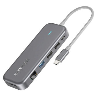 Adaptér 11w1 HUB USB-C Blitzwolf BW-TH11