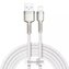 Baseus Cafule Metal Data USB kabel - Lightning 2,4 A 2 m bílý (CALJK-B02)