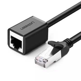 UGREEN Ethernet prodlužovací kabel RJ45 Cat 6 FTP 1000 Mbps 2 m černý (NW112 11281)