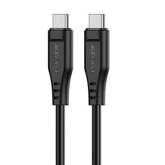Acefast kabel USB typu C - USB typu C 1,2 m, 60 W (20 V / 3 A) černý (C3-03 černý)