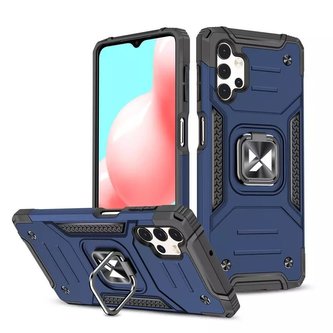 Wozinsky Ring Armor Tough Hybrid Case Magnetický držák krytu Samsung Galaxy A33 5G modrý