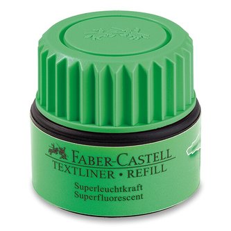Náplň Faber-Castell Texliner 1549 30 ml, výběr barev zelená