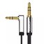 Plochý kabel UGREEN audio kabel AUX 3,5 mm mini jack 1m stříbrný (10597)