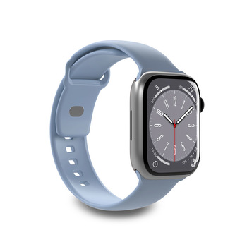 PURO ICON - Elastický řemínek pro Apple Watch 38/40/41 mm (S/M a M/L) (Powder Blue)