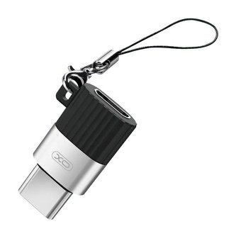 Adapter micro USB do USB-C XO NB149-A (black) Adapter micro USB do USB-C XO NB149-A (black)