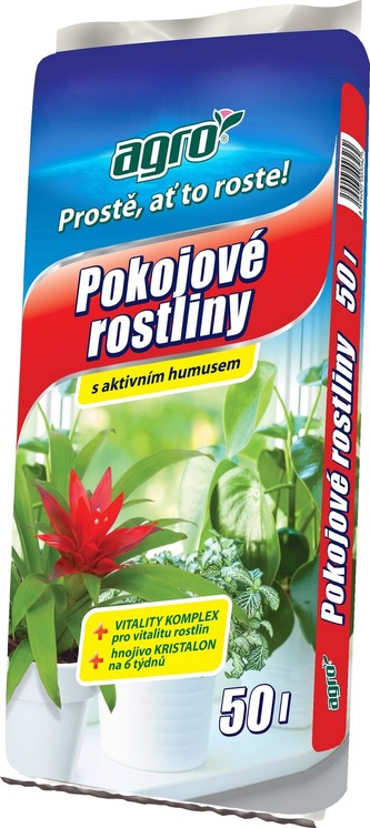 AGRO substrát pro pokojové rostliny 50 l