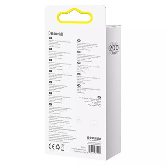 Baseus kabel, kabel USB Typ C - Lightning 20W délka 2 m Jelly Liquid Silica Gel - modrý