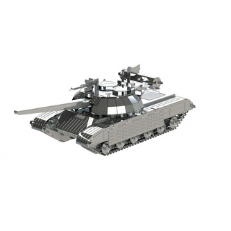 Metal Time Luxusní ocelová stavebnice tank Bulat T-64