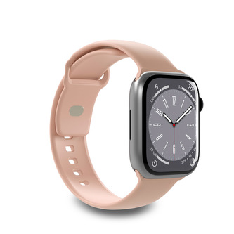 PURO ICON - Elastický řemínek pro Apple Watch 38/40/41 mm (S/M & M/L) (Dusty Pink)