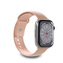 PURO ICON - Elastický řemínek pro Apple Watch 38/40/41 mm (S/M & M/L) (Dusty Pink)