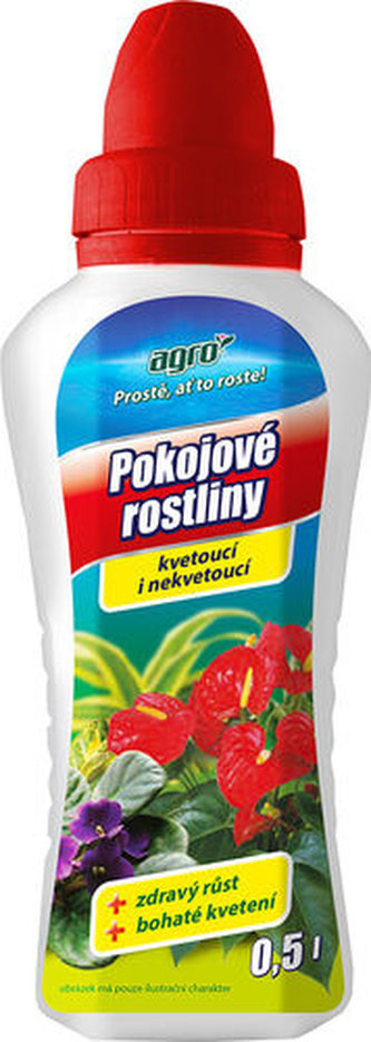 AGRO kapalné hnojivo pro pokojové rostliny 0,5 l