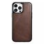 Pouzdro iCarer Leather Oil Wax potažené pravou kůží pro iPhone 13 Pro Max hnědé (ALI1214-BN)