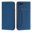 Pouzdro na magnetické karty pro iPhone SE 2022 / SE 2020 / iPhone 8 / iPhone 7 Kryt peněženky držák karty modrý