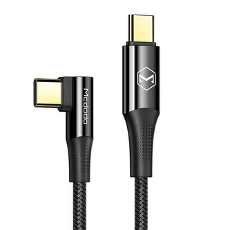 Cable USB-C to USB-C Mcdodo CA-8321 100W 90 Degree 1.2m (black)