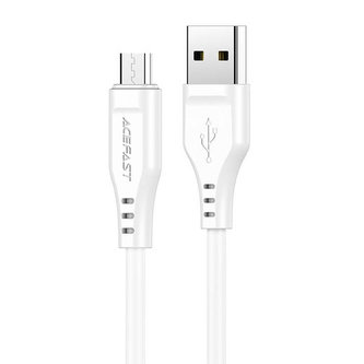 Kabel USB Micro k USB-A, Acefast C3-09 1,2 m, 60 W (bílý)