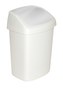 Koš odpadkový výklopný 15L  SWING TOP bílá
