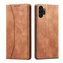 Magnet Fancy Case Case For Samsung Galaxy A13 5G Pouch Wallet Card Holder Brown