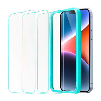Tempered glass ESR for iPhone 14/13/13 Pro 1 pcs. (clear)