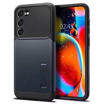 Etui Spigen Slim brnění pro Samsung Galaxy S23 Metal Slate