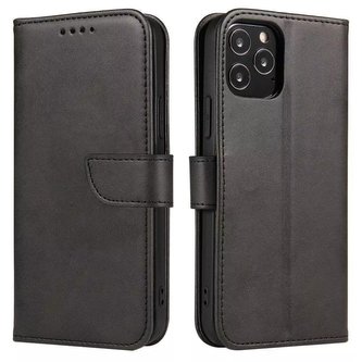 Magnet Case elegantní kryt pouzdra s chlopní a funkcí stojánku pro Samsung Galaxy A03s (166.5) černý