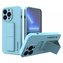 Wozinsky Kickstand Case silikonové pouzdro se stojánkem pro iPhone 13 světle modré