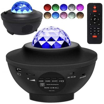 Hvězdný projektor s reproduktorem 3D projektorová lampa pro uspořádání místnosti dálkově ovládaná BL-XK01