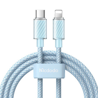 Cable USB-C to Lightning McdodoCA-3664, 36W, 2m (blue)