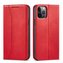 Magnet Fancy Case Case pro iPhone 12 Pro Pouch Card Wallet Card Stand Red